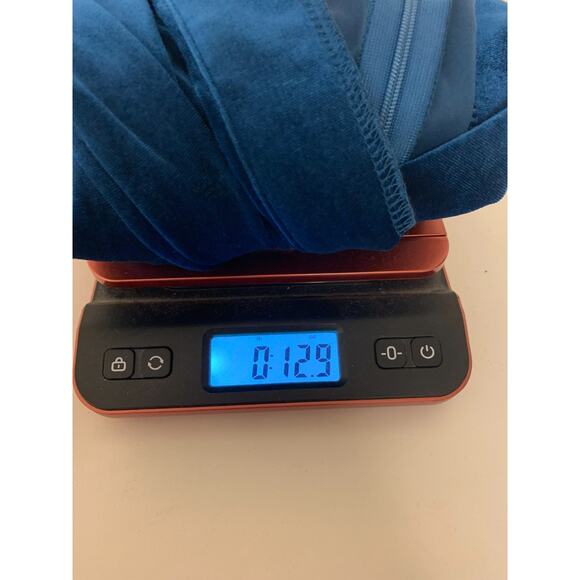 Dress Velvet Glam Pinup Sheath Holiday Party Dance Timeless Womens Size XL Blue - Picture 10 of 10